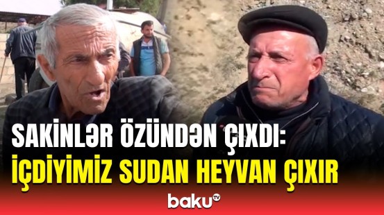 Bir qab suya görə ölümlə üz-üzə qalan sakinlər | Problem niyə həll edilmir?