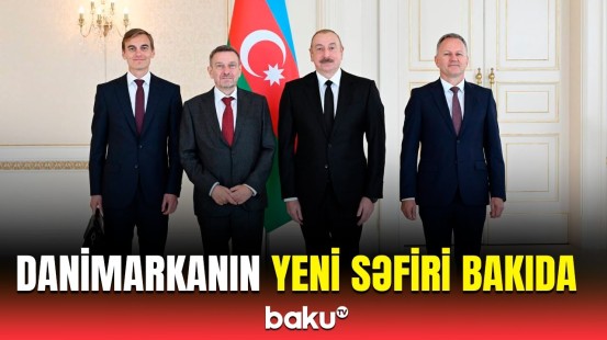 Prezident İlham Əliyev Danimarkanın yeni səfiri ilə görüşdü