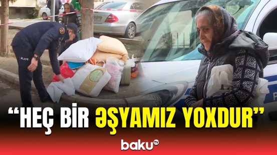 Partlayış baş verən binadan sakinlər köçürülür | Gəncə