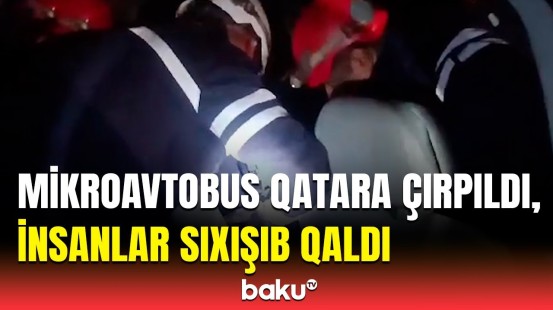 Bakının Qala qəsəbəsində ağır qəza | Hadisə yerindən anbaan görüntülər