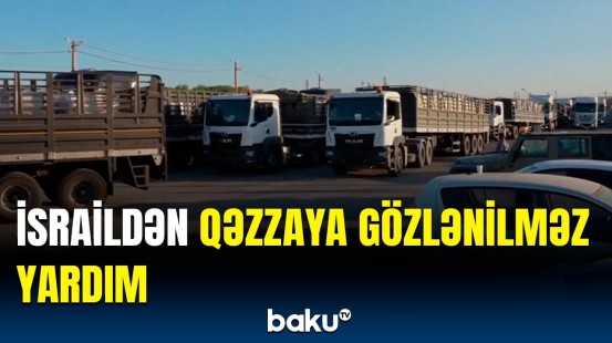 İsrail Qəzzada ağır şəraitdə yaşayan sakinlər üçün hərəkətə keçdi