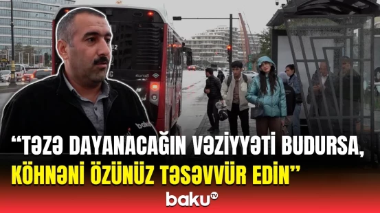 Guya ki, yağışdan qorunuruq... | Dayanacaqlar niyə yararsız haldadır?