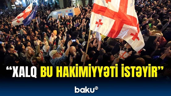 Tbilisidə "Gürcü Arzusu" partiyasına dəstək yürüşü keçirilib