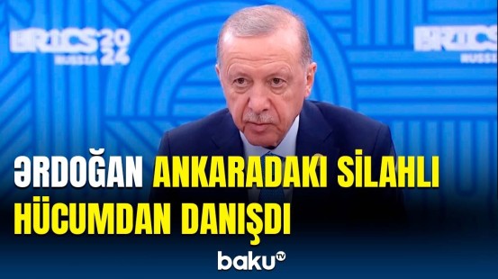 Ərdoğan silahlı insidentdə şəhid olanlarla bağlı başsağlığı verdi