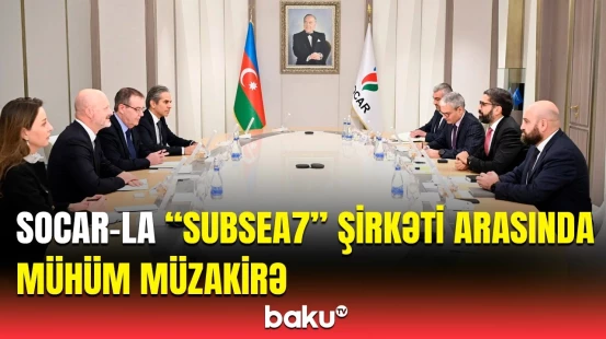 SOCAR-da “Subsea7” şirkətinin baş icraçı direktoru ilə görüş