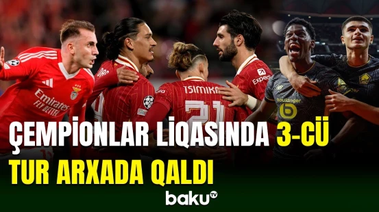 Çempionlar liqasında yenə bol qollu oyunlar olub