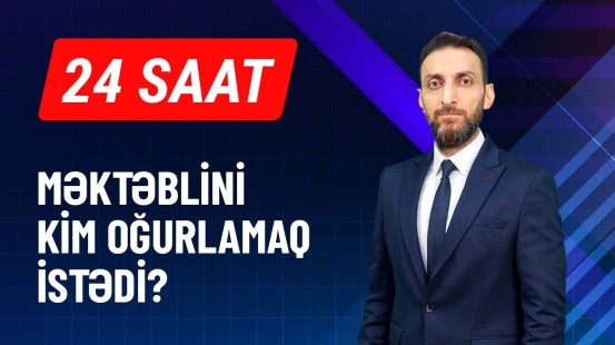 Məktəbə gələn maskalı şəxs kameralara düşdü | Valideynlər təşviş içində - 24 SAAT