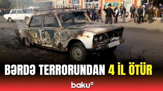 Bərdənin Ermənistan tərəfindən raket hücumuna məruz qalmasından 4 il ötür