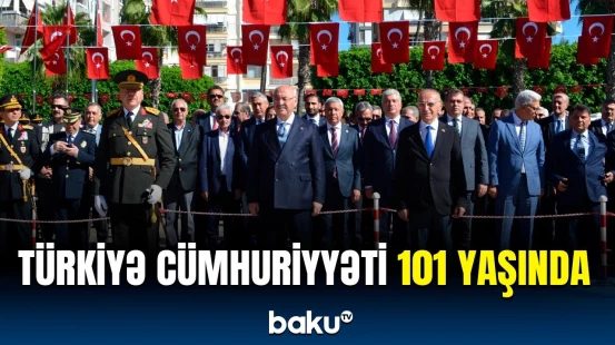 Türkiyə Cümhuriyyətinin 101-ci ili belə qeyd edilir | Anbaan görüntülər