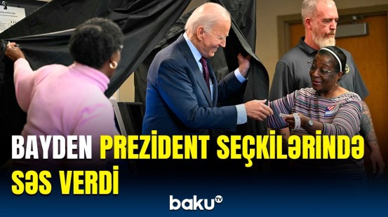 ABŞ-də kritik prezident seçkiləri | Bayden səsvermədə iştirak etdi