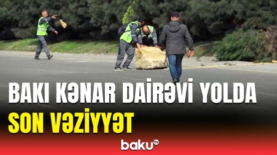 FHN əməkdaşından Badamdardakı təhlükəli yol ilə bağlı açıqlama | Sürücülərin nəzərinə