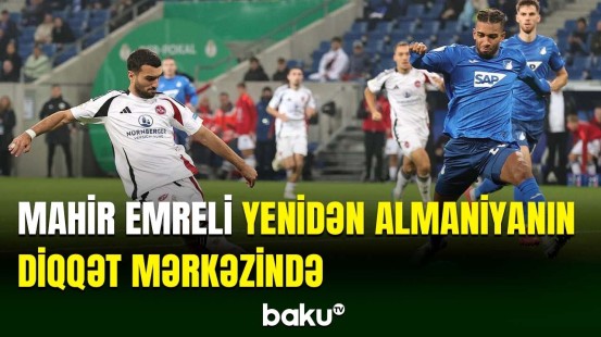 Azərbaycanlı futbolçu Mahir Emrelinin Almaniyada növbəti uğuru