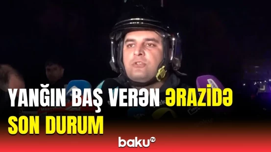 Xırdalandakı yanğınla bağlı FHN-dən açıqlama | Binanın neçə mərtəbəsi yanıb?