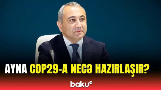 AYNA sədrindən COP29-a hazırlıqla bağlı mühüm açıqlama