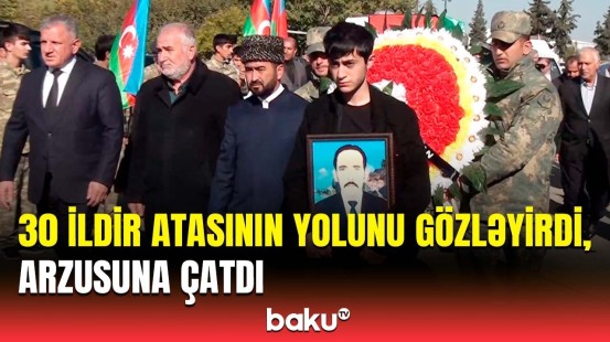 Şəhid Cavanşir Səfərovun qalıqları illər sonra Ağdamda dəfn edildi