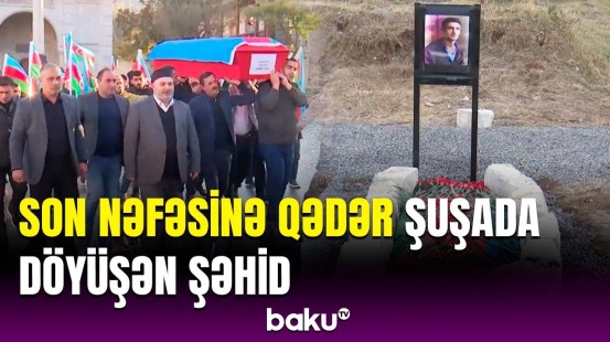 Birinci Qarabağ müharibəsinin şəhidi Hidayət Qarayev Şuşada dəfn edildi