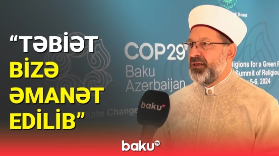 Allahın bizə bəxş etdiklərini elə istifadə etməliyik ki... | Türkiyəli dini lider