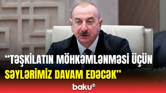 İlham Əliyev Bişkekdə TDT-nin uğurlu inkişaf yolundan danışdı