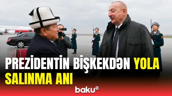 İlham Əliyevin Qırğızıstan Respublikasına səfəri başa çatıb