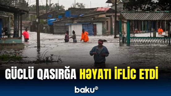 Dəhşətə gətirən qasırğa ölkəni viran qoydu | Sakinlər çıxılmaz vəziyyətdə