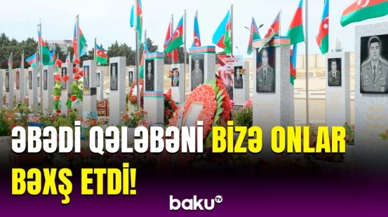 Baku TV 2-ci Fəxri xiyabanda | Azərbaycan xalqı şəhidlərini unutmadı
