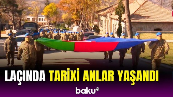 Azad Laçında Zəfər yürüşü | Anbaan görüntülər