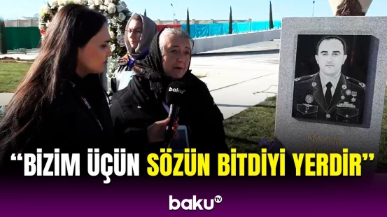 Şəhid anasından duyğulandıran sözlər | 2-ci Fəxri xiyabanda izdiham