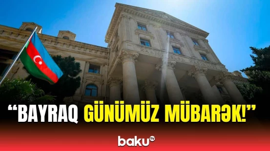 Azərbaycan XİN-dən 9 Noyabr - Dövlət Bayrağı Günü münasibətilə paylaşım