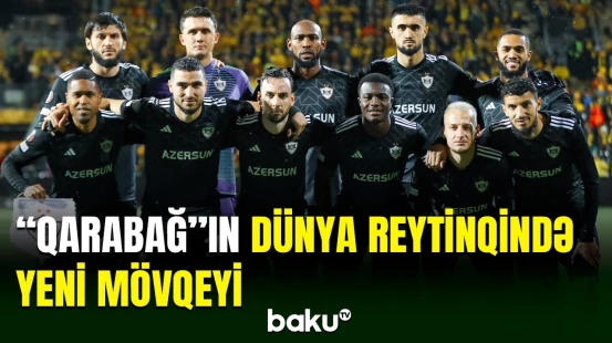 “Qarabağ” klubunun dünya reytinqində mövqeyi dəyişdi