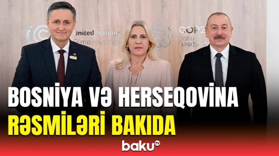 Prezident Bosniya və Herseqovinanın Rəyasət Heyətinin Sədri və üzvü ilə görüşdü