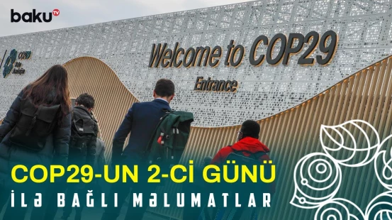 COP29-un ikinci günü: Qlobal tədbirdə nələr yaşandı?