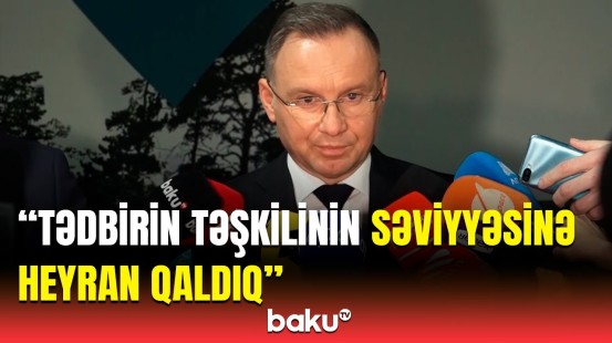 Polşa Prezidentinin COP29-dan gözləntiləri nələrdir? | Andjey Dudadan İlham Əliyevə təbrik