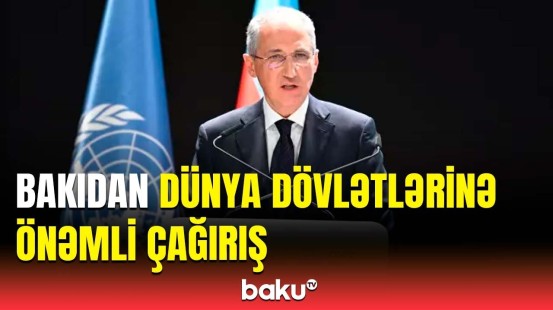 Azərbaycanın “yaşıl dünya”nın qurulmasında rolu | COP29-un prezidenti açıqladı