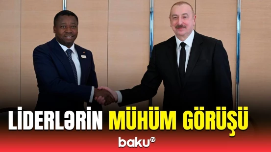 İlham Əliyev Toqo Prezidentini qəbul etdi | Görüşdən görüntülər