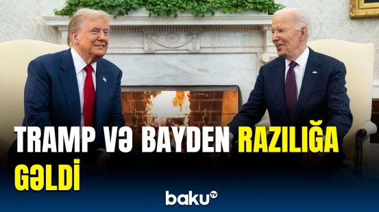 Tramp və Bayden Ağ Evdə görüşdü | Nələr müzakirə olundu?