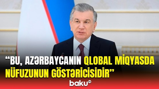 Şavkat Mirziyoyev imzalanan üçtərəfli sazişin əhəmiyyətini vurğulayıb