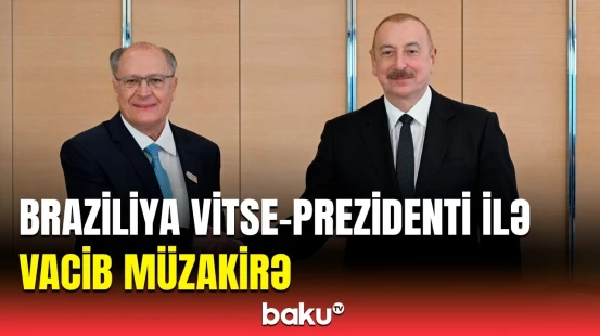 İlham Əliyev Braziliyanın vitse-prezidentini qəbul etdi | Görüşdən görüntülər