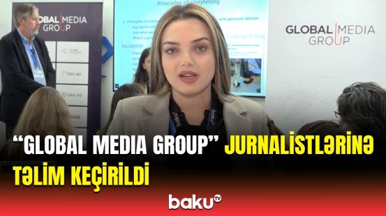 COP29-un mavi zonasında jurnalistlər üçün keçirilən təlimin əsas mövzusu | Seminardan görüntülər