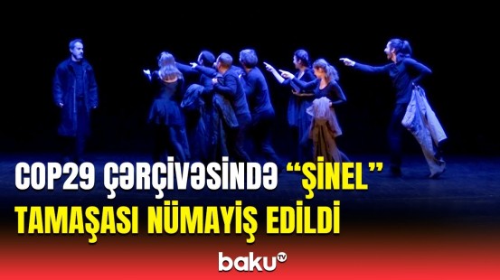 Pantomim teatrının təqdimatında Qoqolun "Şinel" tamaşası | Tamaşaçıların marağına səbəb oldu