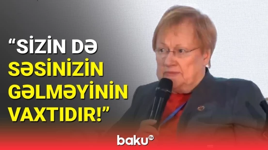 Finlandiyanın eks-prezidenti COP29 çərçivəsində keçirilən tədbirdə kimlərə səsləndi?