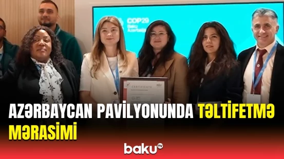 Ölkədə ilk dəfə: ISO 20121 - Tədbirin Dayanıqlı İdarə Edilməsi və Təşkili sertifikatı əldə edildi