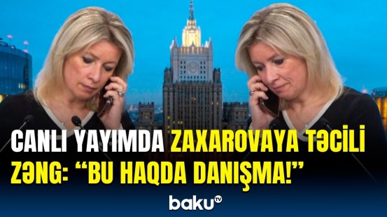 Zaxarovaya canlı efirdə nə ilə bağlı xəbərdarlıq zəngi gəldi? | Hər şey üzə çıxdı