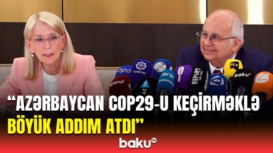 COP29-da logistika ilə bağlı böyük uğur var | Cin Baderşnayderdən açıqlama