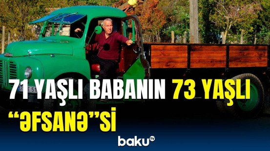 1951 model yük maşınını orijinal halında qoruyub saxlayan türk gündəmdə