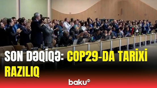 COP29 tədbirində mühüm irəliləyiş | Əməkdaşımız detalları açıqladı