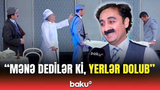 "Dəlixanada qətl" tamaşasına bütün biletlər satıldı