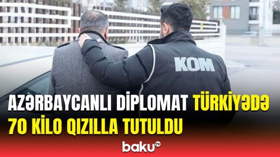 İstanbulda 70 kiloqram qızılla saxlanılan azərbaycanlı həbs edildi