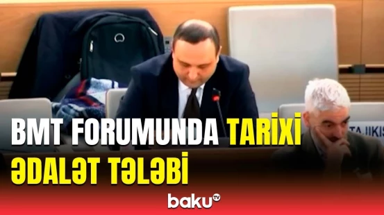 Şahin İsmayılov Qərbi azərbaycanlıların doğma yurdlarına qayıdış hüququndan danışdı