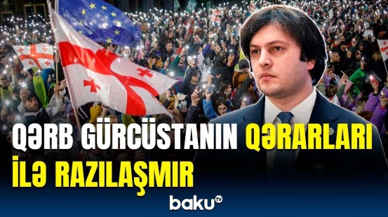 Gürcüstanın Baş naziri Kobaxidze çıxışı zamanı nələri vurğuladı?