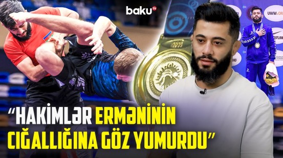 Qrapplinq üzrə ilk dünya çempionumuz Fərhad Bağırov BAKU TV-yə danışdı